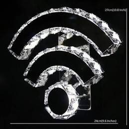 WIFI Applice Cristal Cristal Modern Contemporan Pat Living Hotel Metal