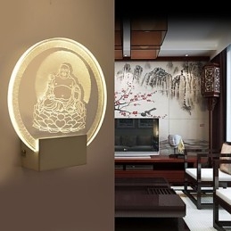 Acrilic Lampă PVC Lampă Light Chip Modern Contemporan Metal