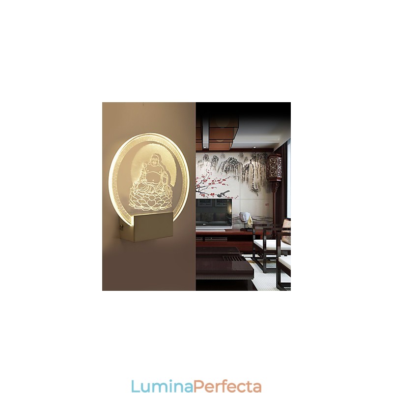 Acrilic Lampă PVC Lampă Light Chip Modern Contemporan Metal