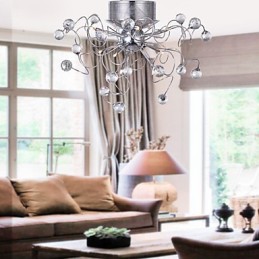 Candelabru Cristal Design Modern Living 9 Lumini