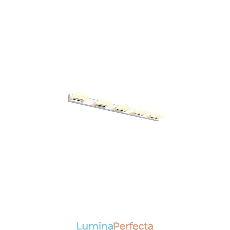 Lampă Oglindă Oțel Inoxidabil și Acril