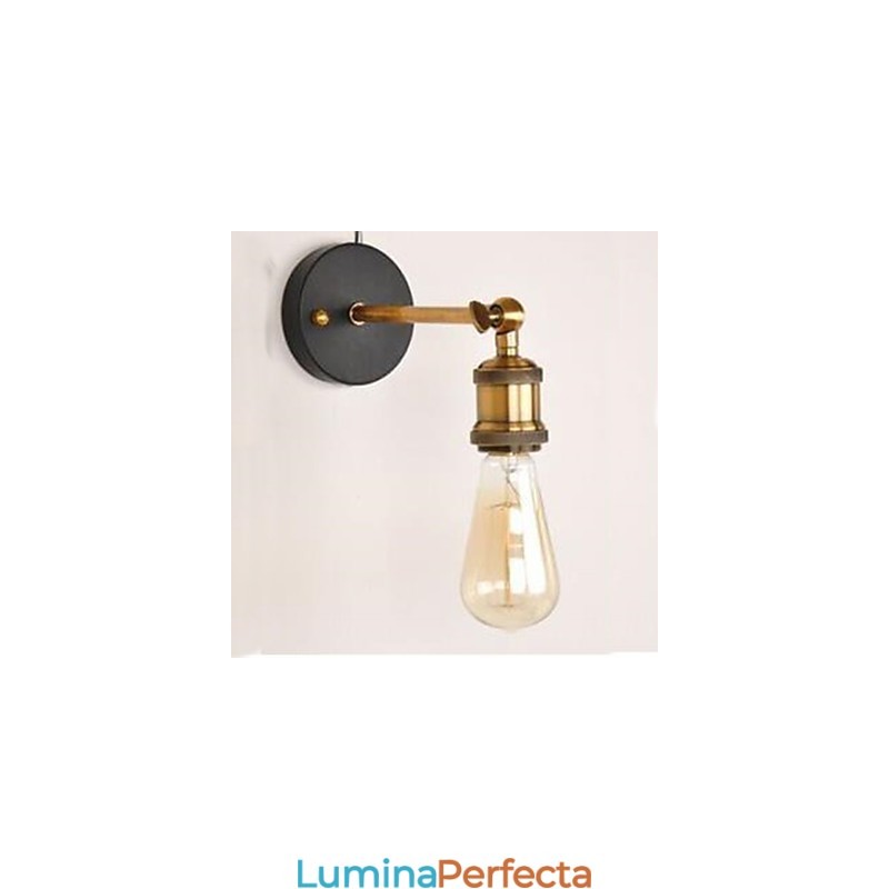 Lampă de perete cu cap de cupru