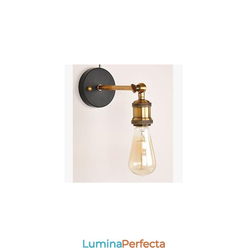Lampă de perete cu cap de cupru