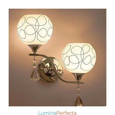 Lampă de perete din cristal Lampă de perete din cristal