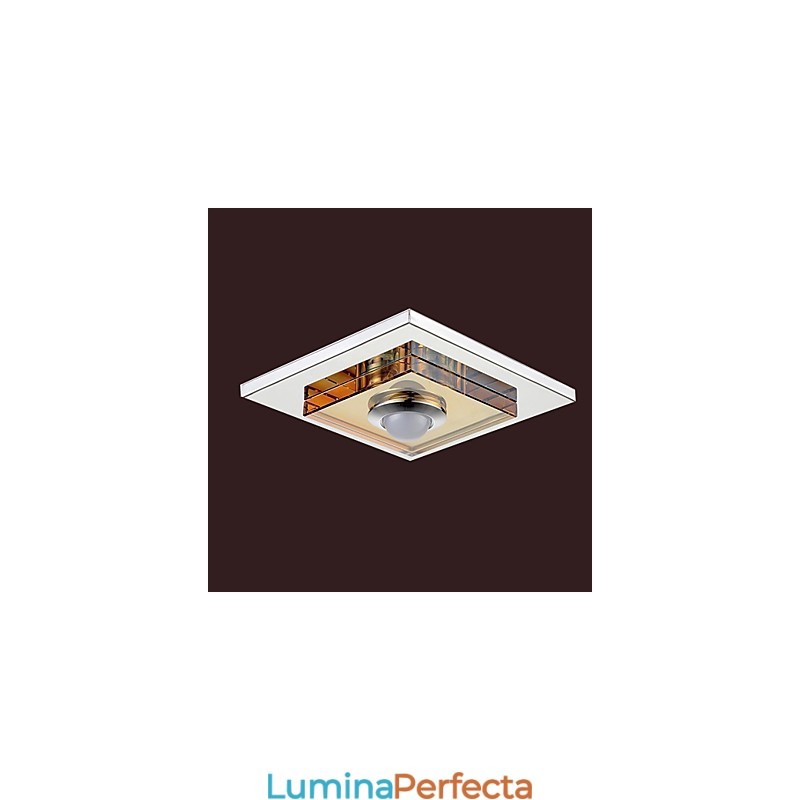 Plafoniera de cristal chihlimbar 1 lumina Plafoniera