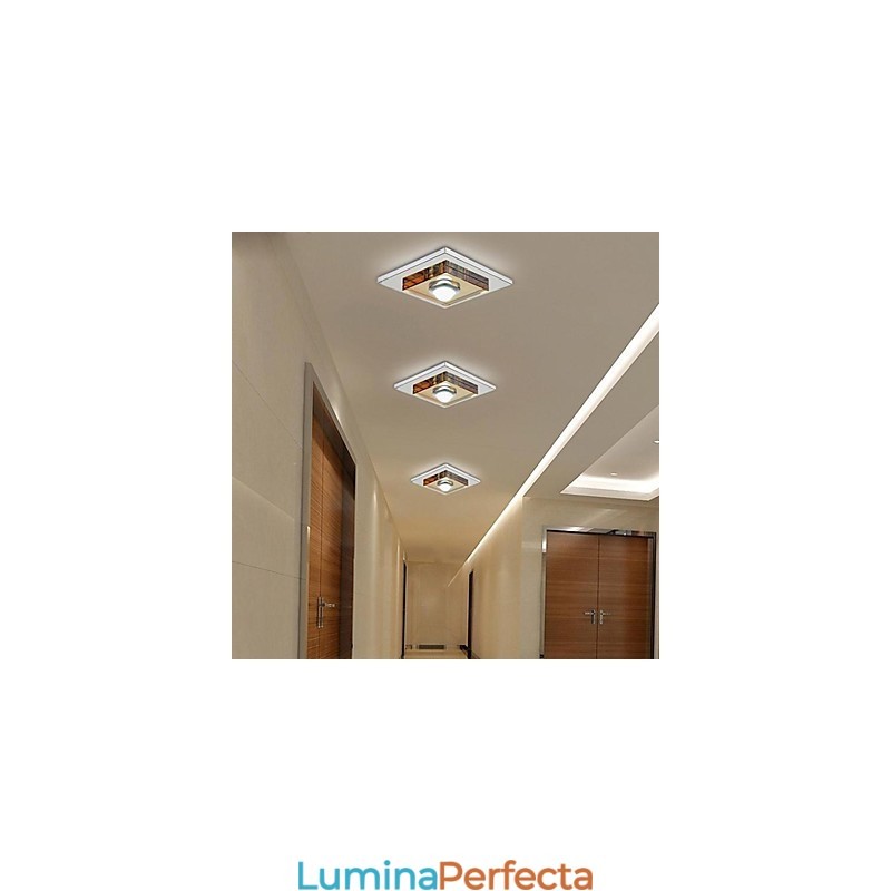 Plafoniera de cristal chihlimbar 1 lumina Plafoniera