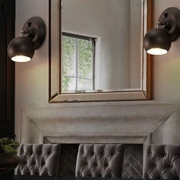 Lampă de perete creativă din fier forjat Loft care restaurează luminile antice