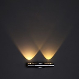 Aplică modernă de perete cu lumină împrăștiată Design științific