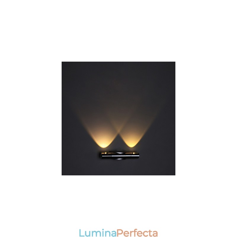 Aplică modernă de perete cu lumină împrăștiată Design științific