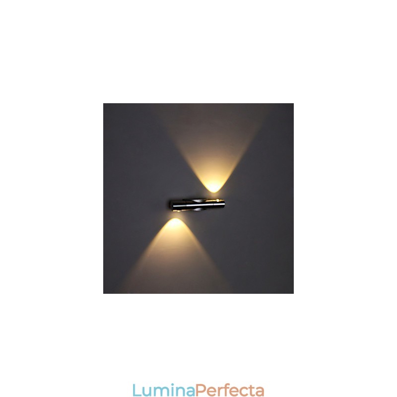 Aplică modernă de perete cu lumină împrăștiată Design științific