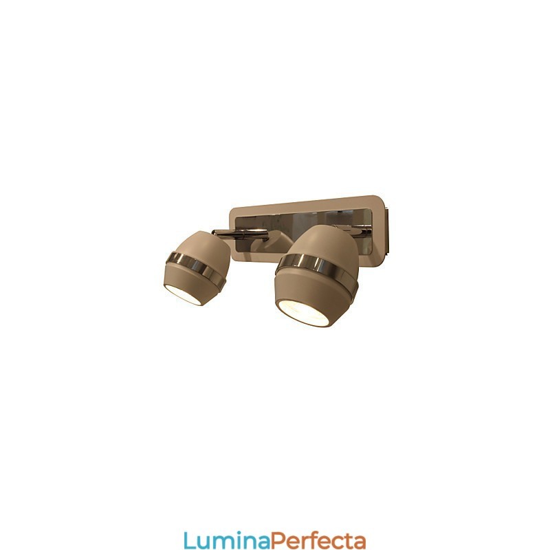 Applique Moderne Sferice Cromate Lumini De Baie Cu 2 Lumini