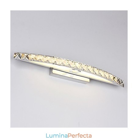 Iluminat pentru baie de perete de cristal contemporan de 18W