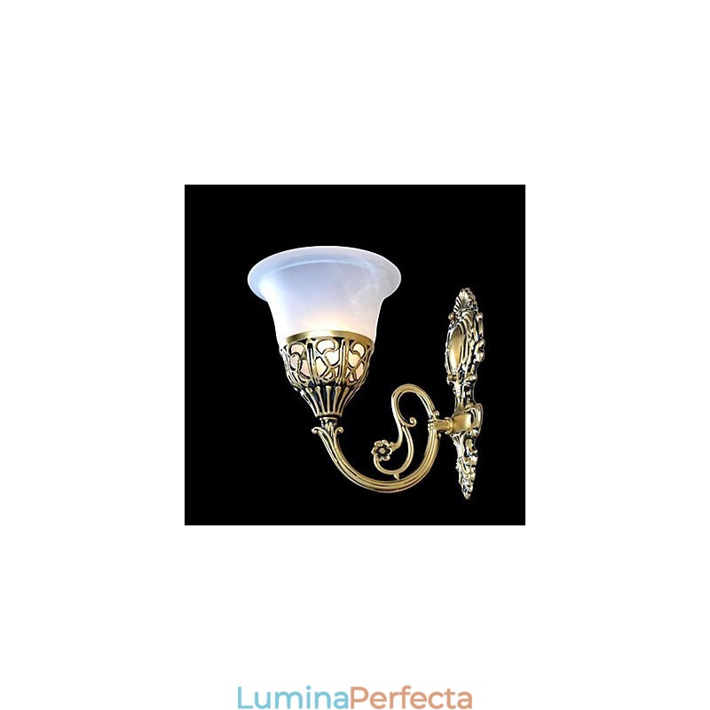 Aplice Bronz Lumini Sticla Moire European Retro Classic 220V