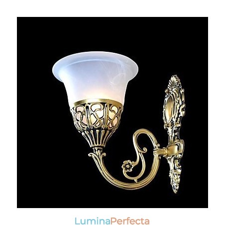 Aplice Bronz Lumini Sticla Moire European Retro Classic 220V Aplice Bronz Lumini Sticla Moire European Retro Classic 220V