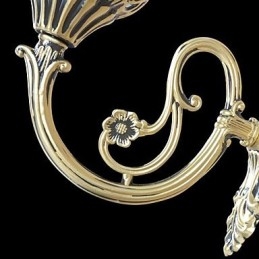 Aplice Bronz Lumini Sticla Moire European Retro Classic 220V