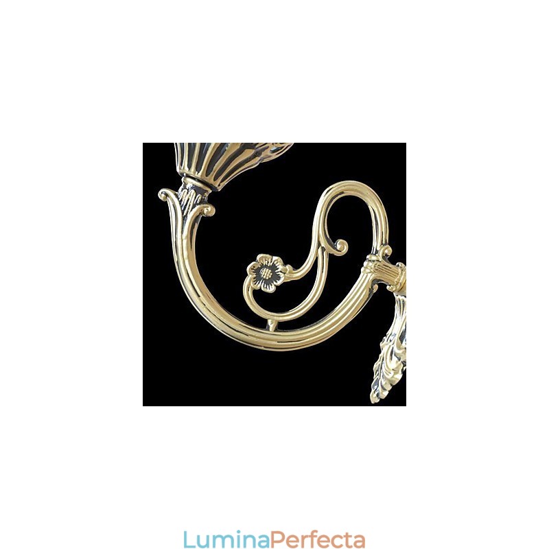 Aplice Bronz Lumini Sticla Moire European Retro Classic 220V