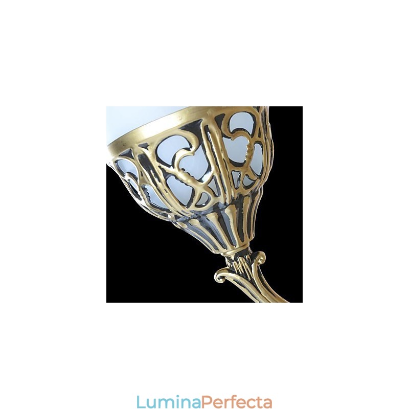 Aplice Bronz Lumini Sticla Moire European Retro Classic 220V