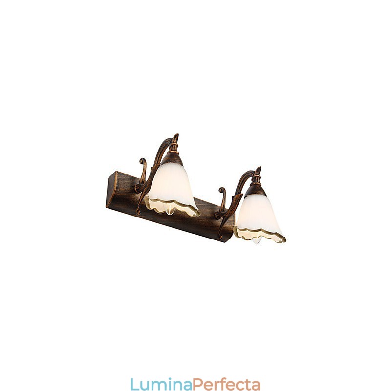 Aplice Perete Iluminat Baie Aplice Lectură Mini Stil Rustic Lodge Metal