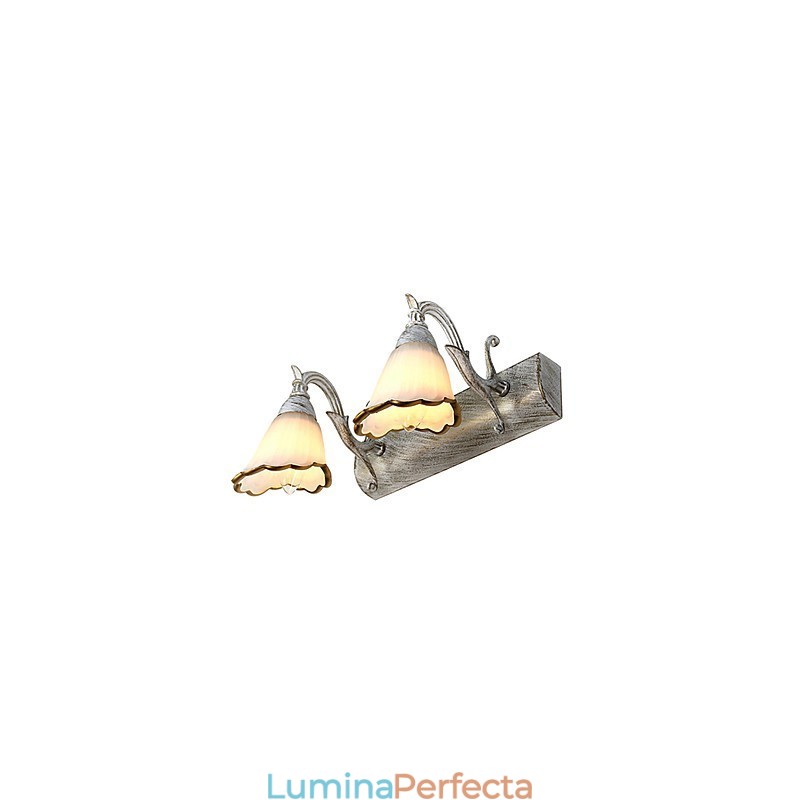 Aplice Perete Iluminat Baie Aplice Lectură Mini Stil Rustic Lodge Metal