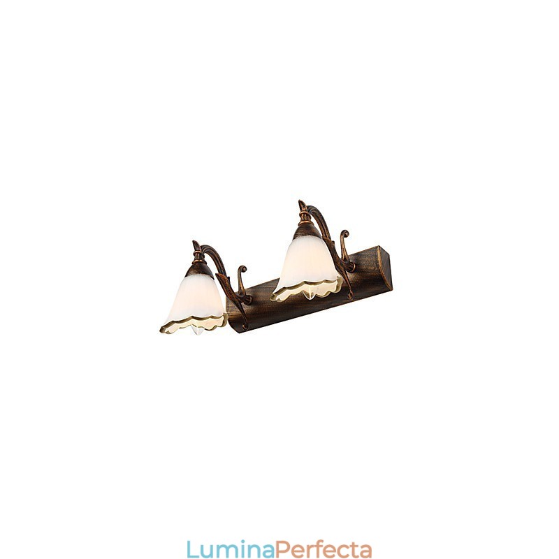Aplice Perete Iluminat Baie Aplice Lectură Mini Stil Rustic Lodge Metal