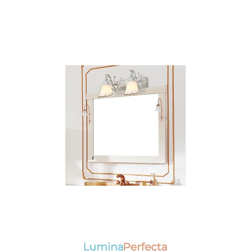 Aplice Perete Iluminat Baie Aplice Lectură Mini Stil Rustic Lodge Metal