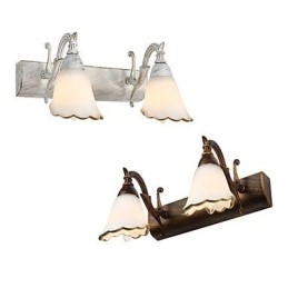 Aplice Perete Iluminat Baie Aplice Lectură Mini Stil Rustic Lodge Metal