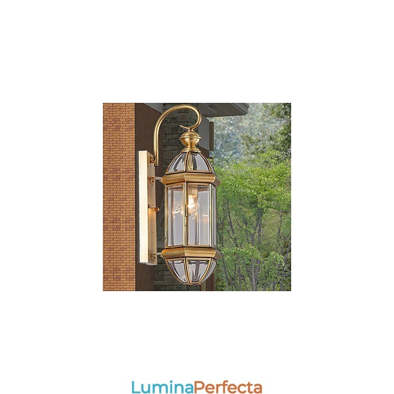 Lampă de exterior Lampă de grădină Lampă de exterior Lampă plină de cupru