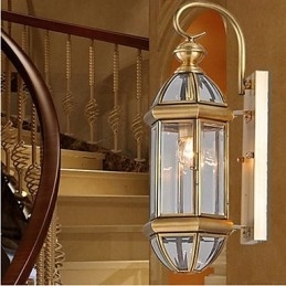 Lampă de exterior Lampă de grădină Lampă de exterior Lampă plină de cupru