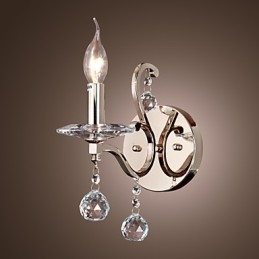 Lumanare Cristal Applique Modern Contemporan Metal