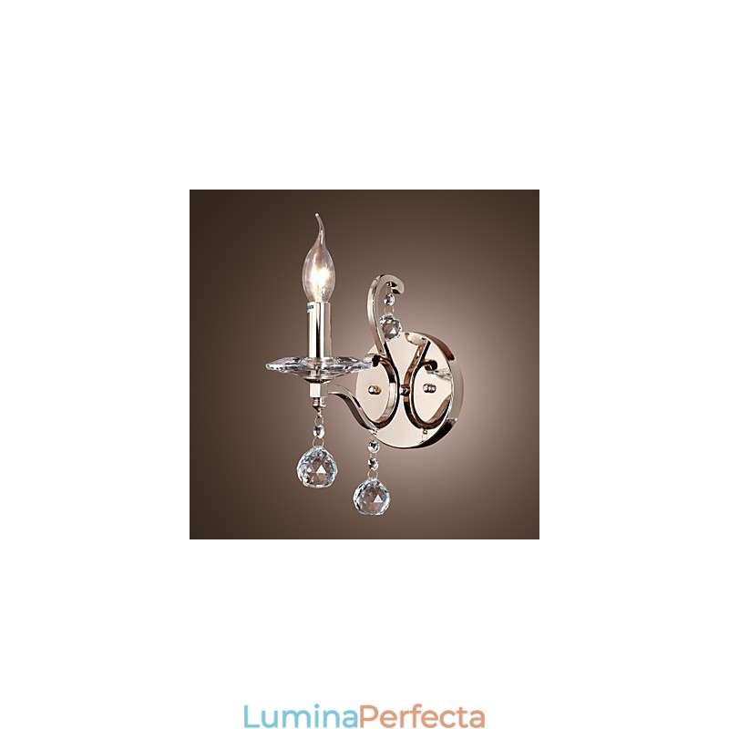Lumanare Cristal Applique Modern Contemporan Metal