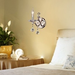 Lumanare Cristal Applique Modern Contemporan Metal