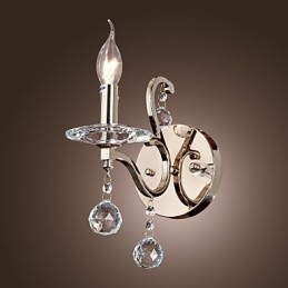 Lumanare Cristal Applique Modern Contemporan Metal