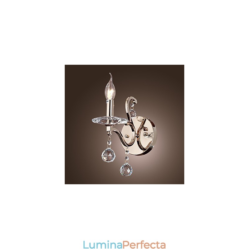 Lumanare Cristal Applique Modern Contemporan Metal