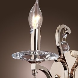 Lumanare Cristal Applique Modern Contemporan Metal