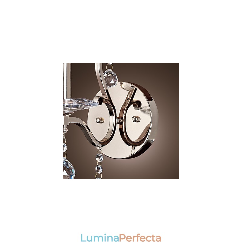 Lumanare Cristal Applique Modern Contemporan Metal