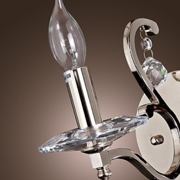 Lumanare Cristal Applique Modern Contemporan Metal