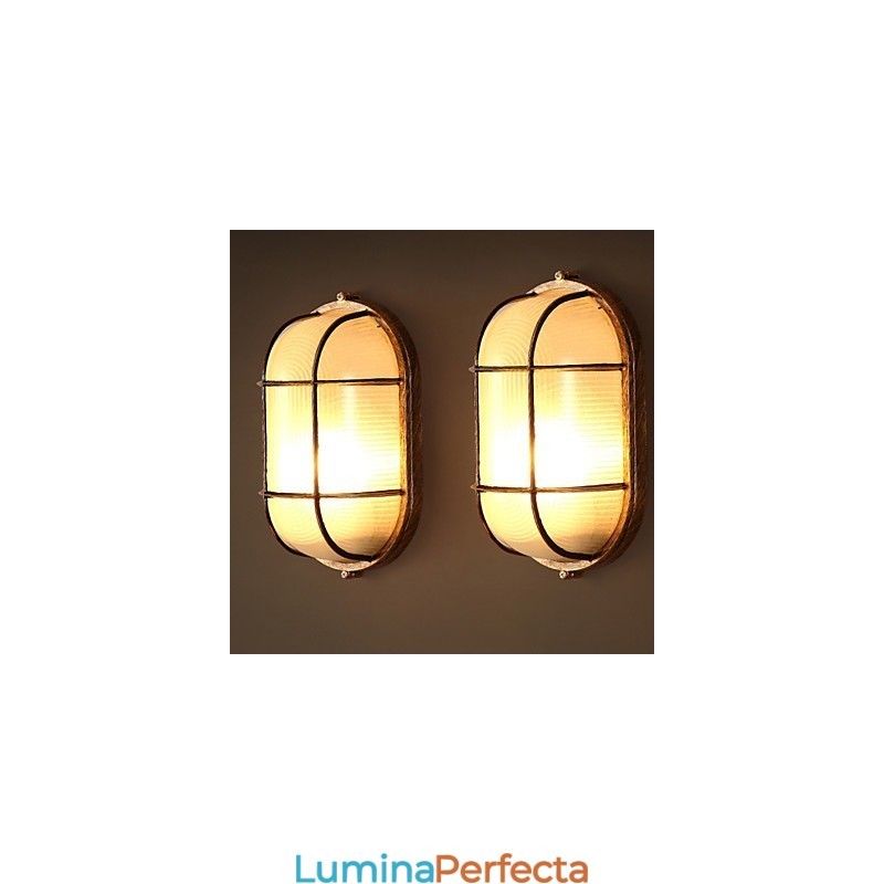 Personalitatea creativă restaurează moduri străvechi Lampile de perete din sticlă