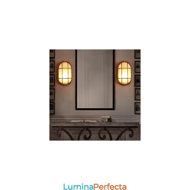 Personalitatea creativă restaurează moduri străvechi Lampile de perete din sticlă