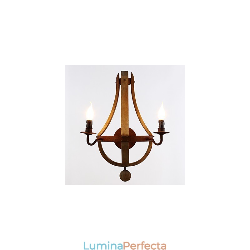 Applique Stil Mini Rustic Lodge Lemn Bambus