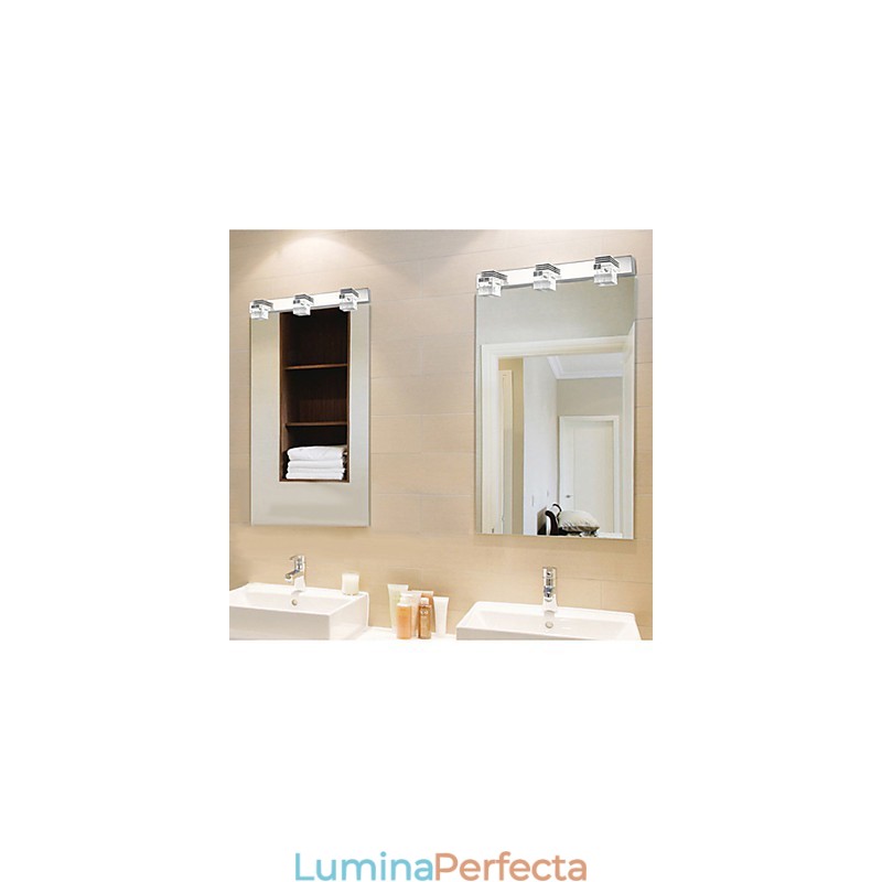 Aplice de perete Iluminat pentru baie Spalatoare de perete Cristal Mini stil Modern Contemporan Metal