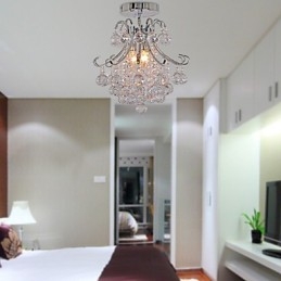 Candelabru din metal galvanizat în stil mini, modern și contemporan, cu montare încastrabilă