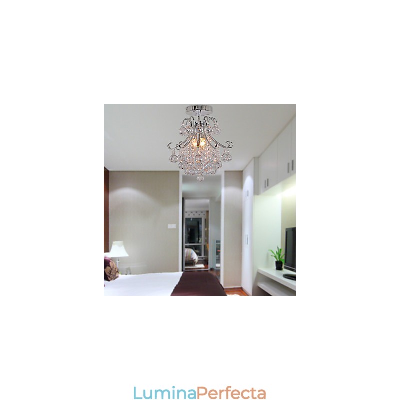 Candelabru din metal galvanizat în stil mini, modern și contemporan, cu montare încastrabilă