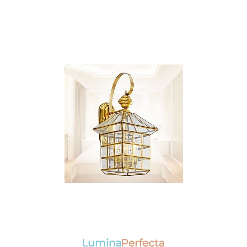 Lampă de exterior Lampă de grădină Lampă de exterior Lampă plină de cupru