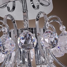 Candelabru din metal galvanizat în stil mini, modern și contemporan, cu montare încastrabilă