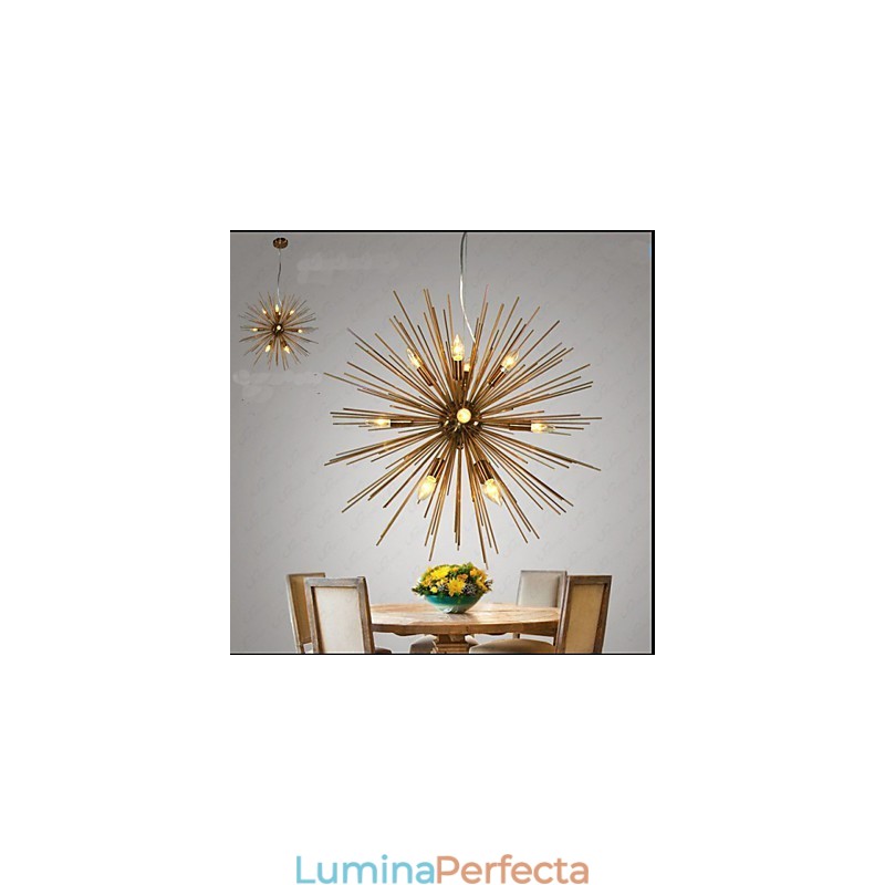 Retro Imitație Cupru Creative line 12 Candelabru