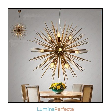 Retro Imitație Cupru Creative line 12 Candelabru Retro Imitație Cupru Creative line 12 Candelabru