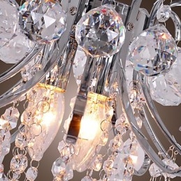 Candelabru din metal galvanizat în stil mini, modern și contemporan, cu montare încastrabilă
