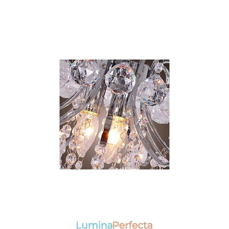 Candelabru din metal galvanizat în stil mini, modern și contemporan, cu montare încastrabilă