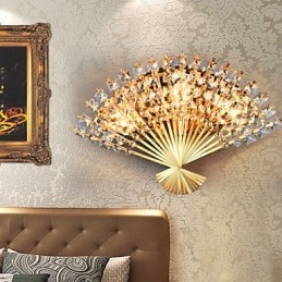 Ziua Îndrăgostiților Evantai Decorație Perete Cadouri Lampă De Perete Contemporană Și Contractată De Cristal
