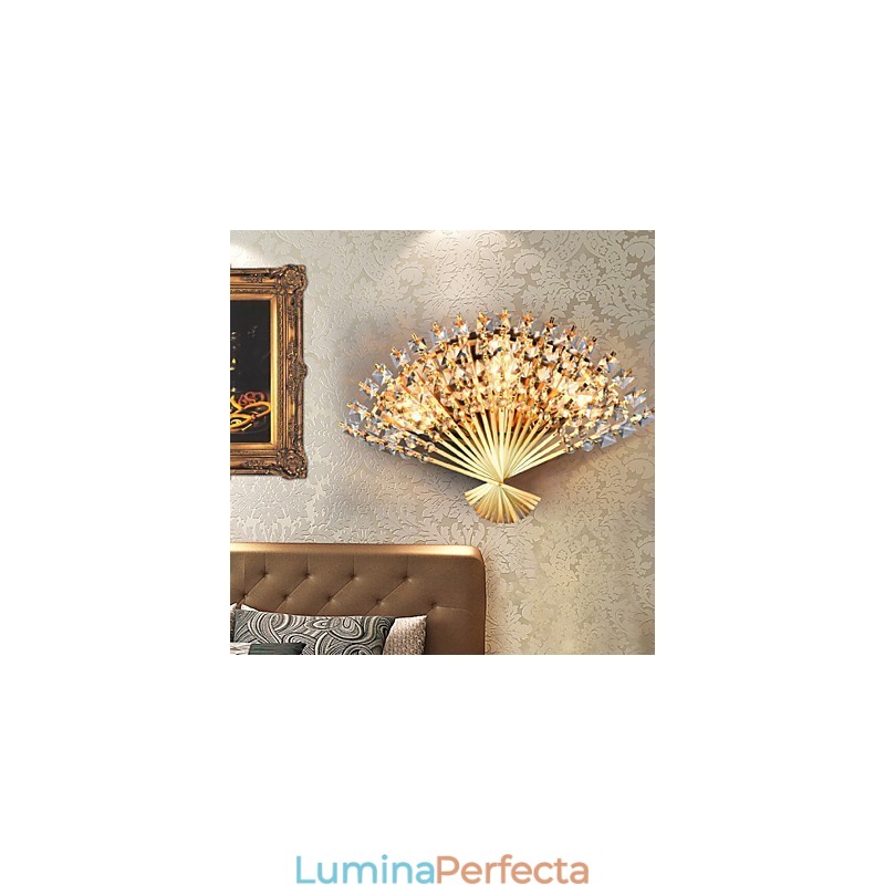 Ziua Îndrăgostiților Evantai Decorație Perete Cadouri Lampă De Perete Contemporană Și Contractată De Cristal